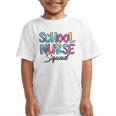 School Nurse Squad Tie Dye Back To School Appreciation Graphic Kid T-Shirt