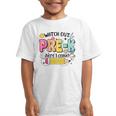 Watch Out Pre-K Here I Come Back To School Pre-K Graphic Kid T-Shirt Watch Out Pre-K Here I Come Back To School Pre-K Graphic Kid T-Shirt