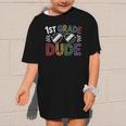1st Grade Dude Sunglasses First Day Of Back To School Boys Graphic Kid T-Shirt