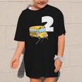 2nd Birthday School Bus Kids Back To School Themes Party Graphic Kid T-Shirt