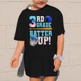 3rd Grade Back To School Baseball Drip Ice Cream Batter Up Graphic Kid T-Shirt 3rd Grade Back To School Baseball Drip Ice Cream Batter Up Graphic Kid T-Shirt