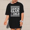 8th Eighth Grade Vibes 1st Back To School Checkerboard Crew Graphic Kid T-Shirt 8th Eighth Grade Vibes 1st Back To School Checkerboard Crew Graphic Kid T-Shirt