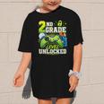 Back To School 2nd Second Grade Level Unlocked Gamer Kid Graphic Kid T-Shirt Back To School 2nd Second Grade Level Unlocked Gamer Kid Graphic Kid T-Shirt