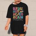 Back To School First Day Of School Bruh Here We Go Again Bro Graphic Kid T-Shirt