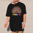 Back To School Shirt Rainbow Happy First Day Of Pre-K Graphic Kid T-Shirt Back To School Shirt Rainbow Happy First Day Of Pre-K Graphic Kid T-Shirt