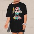Baseball Drip Ice Cream First Day Back To School Cute Girls Graphic Kid T-Shirt Baseball Drip Ice Cream First Day Back To School Cute Girls Graphic Kid T-Shirt