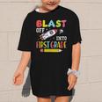 Blast Off Into First Grade Back To School Kids Rocket Space Graphic Kid T-Shirt Blast Off Into First Grade Back To School Kids Rocket Space Graphic Kid T-Shirt
