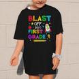 Blast Off Into First Grade Squad First Day Back To School Graphic Kid T-Shirt Blast Off Into First Grade Squad First Day Back To School Graphic Kid T-Shirt