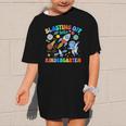 Blasting Off Into Kindergarten Back To School Boys Kid Graphic Kid T-Shirt Blasting Off Into Kindergarten Back To School Boys Kid Graphic Kid T-Shirt