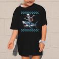 Boys Skeleton Riding a Shark Back To School Graphic Kid T-Shirt Boys Skeleton Riding a Shark Back To School Graphic Kid T-Shirt