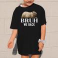 Bruh We Back To School Capybara First Day Of School Graphic Kid T-Shirt Bruh We Back To School Capybara First Day Of School Graphic Kid T-Shirt