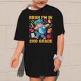 Bruh I'm In 2nd Grade Dabbing Boys Kids Gamer Back To School Graphic Kid T-Shirt