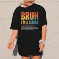 Bruh I'm A Senior Back To School Class Of 2026 Graduation Graphic Kid T-Shirt Bruh I'm A Senior Back To School Class Of 2026 Graduation Graphic Kid T-Shirt