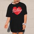 Bulldogs Heart Back To School Spirit R Graphic Kid T-Shirt Bulldogs Heart Back To School Spirit R Graphic Kid T-Shirt