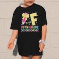 F Is For Fifth Grade Back To School Pencil Bow 5th Grade Kid Graphic Kid T-Shirt