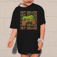 First Day Of 1st Grade Level Begins Back To School Girl Boy Graphic Kid T-Shirt First Day Of 1st Grade Level Begins Back To School Girl Boy Graphic Kid T-Shirt