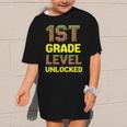 First Day Of 1st Grade Level Unlocked Back To School For Boy Graphic Kid T-Shirt First Day Of 1st Grade Level Unlocked Back To School For Boy Graphic Kid T-Shirt