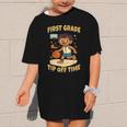 First Grade Basketball Back To School Slam Dunk Style Graphic Kid T-Shirt First Grade Basketball Back To School Slam Dunk Style Graphic Kid T-Shirt