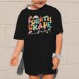 Fourth Grade Vibes 4th Grade Team Groovy Back To School Graphic Kid T-Shirt
