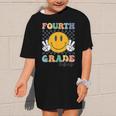 Fourth Grade Vibes Retro Smile Back To School 4th Grade Team Graphic Kid T-Shirt Fourth Grade Vibes Retro Smile Back To School 4th Grade Team Graphic Kid T-Shirt