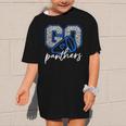 Go Cheer Panthers School Sports Name Spirit Back To School Graphic Kid T-Shirt Go Cheer Panthers School Sports Name Spirit Back To School Graphic Kid T-Shirt