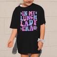 Groovy In My Lunch Lady Era Cafeteria Back To School Graphic Kid T-Shirt Groovy In My Lunch Lady Era Cafeteria Back To School Graphic Kid T-Shirt