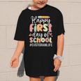 Happy First Day Of School Custodian Life Back To School Graphic Kid T-Shirt Happy First Day Of School Custodian Life Back To School Graphic Kid T-Shirt