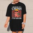 I'm Ready To Crush 7th Grade Axolotl Back To School Graphic Kid T-Shirt I'm Ready To Crush 7th Grade Axolotl Back To School Graphic Kid T-Shirt