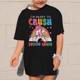 I'm Ready To Crush Second Grade Unicorn Back To School Girls Graphic Kid T-Shirt I'm Ready To Crush Second Grade Unicorn Back To School Girls Graphic Kid T-Shirt