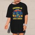 Kids 4k Boys Back To School Shirt Monster Truck Crushing 4k Graphic Kid T-Shirt Kids 4k Boys Back To School Shirt Monster Truck Crushing 4k Graphic Kid T-Shirt
