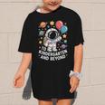 To Kindergarten And Beyond Astronaut Space Back To School Graphic Kid T-Shirt To Kindergarten And Beyond Astronaut Space Back To School Graphic Kid T-Shirt