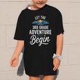 Let The 3rd Grade Adventure Begin Back To School Fun Graphic Kid T-Shirt