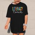 Literacy Coach Women Tie Dye Back To School Appreciation Day Graphic Kid T-Shirt