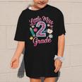 Little Miss 2nd Grade Grader Girls 1st Day Back To School Graphic Kid T-Shirt Little Miss 2nd Grade Grader Girls 1st Day Back To School Graphic Kid T-Shirt