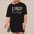 Lunch Lady For Work Tie Dye Back To School Appreciation Day Graphic Kid T-Shirt Lunch Lady For Work Tie Dye Back To School Appreciation Day Graphic Kid T-Shirt