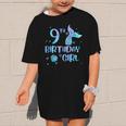 Ninth Birthday Girl Mermaid 9th Toddler's Back To School Graphic Kid T-Shirt Ninth Birthday Girl Mermaid 9th Toddler's Back To School Graphic Kid T-Shirt