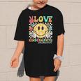 Peace Love Kindergarten Smile Face Back To School Girls Kids Graphic Kid T-Shirt Peace Love Kindergarten Smile Face Back To School Girls Kids Graphic Kid T-Shirt