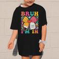 Pencil Bow Bruh I'm In Back To School Kindergarten Graphic Kid T-Shirt Pencil Bow Bruh I'm In Back To School Kindergarten Graphic Kid T-Shirt