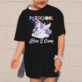 Preschool Here I Come Unicorn Back To School Girl Student Graphic Kid T-Shirt Preschool Here I Come Unicorn Back To School Girl Student Graphic Kid T-Shirt