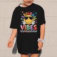Preschool Vibes Groovy Back To School Girls Kids Graphic Kid T-Shirt Preschool Vibes Groovy Back To School Girls Kids Graphic Kid T-Shirt