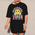 Preschool Vibes Smile Face Back To School Kinder Girls Kids Graphic Kid T-Shirt Preschool Vibes Smile Face Back To School Kinder Girls Kids Graphic Kid T-Shirt