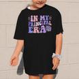 In My Principal Era Groovy School Principal Back To School Graphic Kid T-Shirt