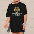 Proud Mom Of The Kindergarten Dude Back To School Graphic Kid T-Shirt Proud Mom Of The Kindergarten Dude Back To School Graphic Kid T-Shirt