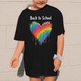 Rainbow Pencil Heart Back To School Creative Graphic Kid T-Shirt Rainbow Pencil Heart Back To School Creative Graphic Kid T-Shirt