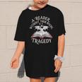 A Reader Without Their Book Is a Tragedy Back To School Graphic Kid T-Shirt A Reader Without Their Book Is a Tragedy Back To School Graphic Kid T-Shirt