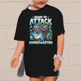 Ready To Attack Kindergarten Pirate Shark Back To School Graphic Kid T-Shirt
