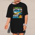 Ready To Attack Kindergarten Shark Back To School Kids Graphic Kid T-Shirt Ready To Attack Kindergarten Shark Back To School Kids Graphic Kid T-Shirt