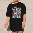 Ready To Explore 4th Grade Boys Astronaut Back To School Graphic Kid T-Shirt