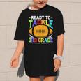Ready To Tackle 3rd Grade Back To School Kids Football Graphic Kid T-Shirt Ready To Tackle 3rd Grade Back To School Kids Football Graphic Kid T-Shirt