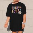 Retro Speech Squad Back To School Speech Therapist SLP Graphic Kid T-Shirt